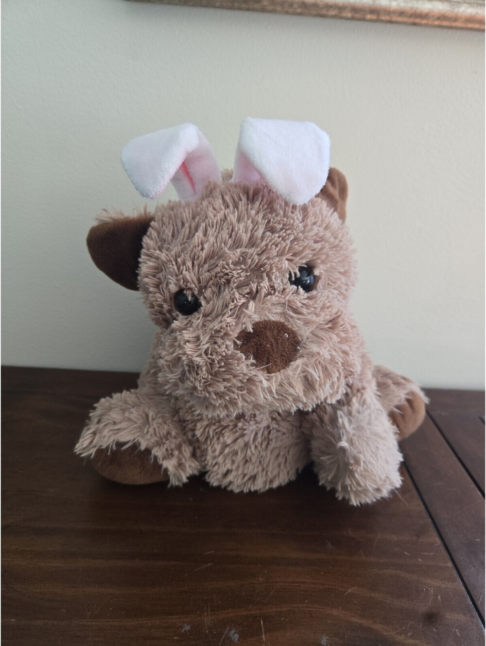 rare Russell Stover Brown Dog Plush Doll w/ Bunny Ears 12" [COPY]